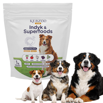 Karma sucha KEBZOO Flow Indyk&Superfoods 1 kg