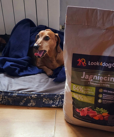Sucha karma Look4dog CARE Jagnięcina mała rasa 2kg